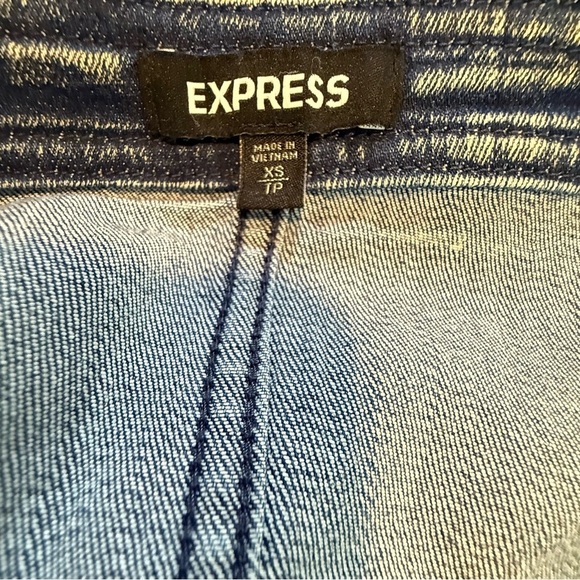 Express Women's Blue Denim Dress - Picture 4 of 6